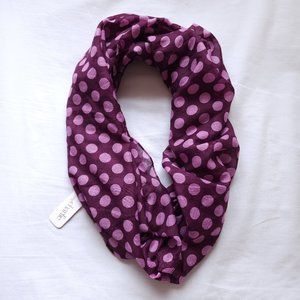 Charming Charlie Infinity Scarf "Winter Blooms"